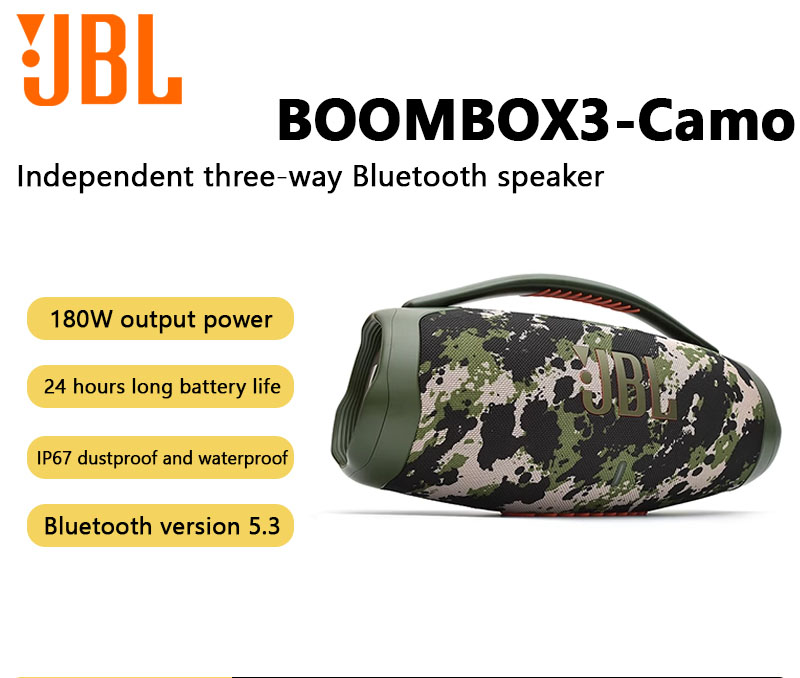 JBL BOOMBOX 3-Kamufliažas